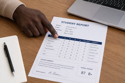 Report Cards and Academic Progress Updates